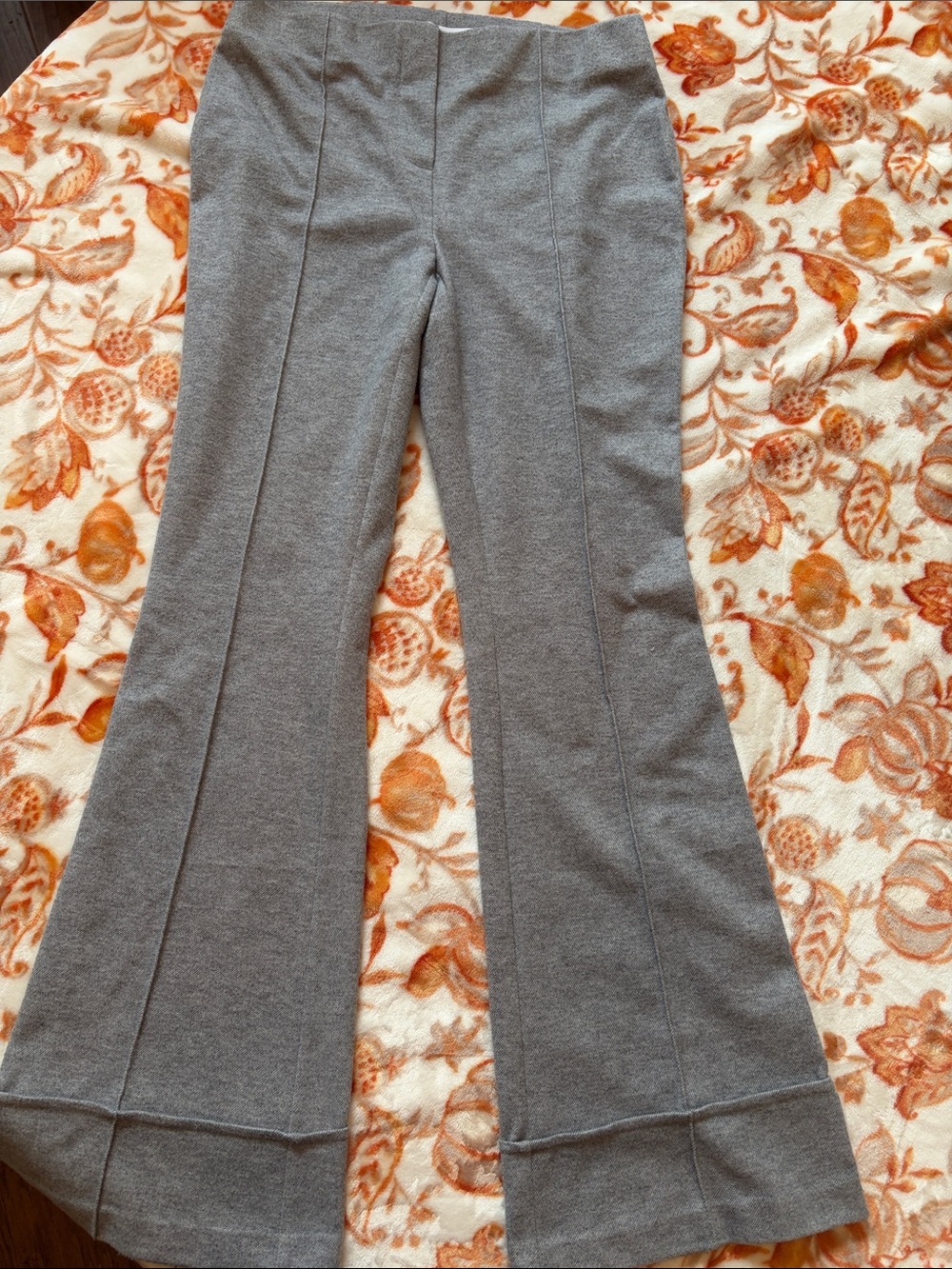 Gray women’s Flared Knit Pants size S